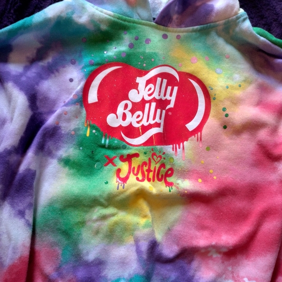 HTF - Jelly Bean Justice size 7/8 Hoodie - Picture 2 of 3